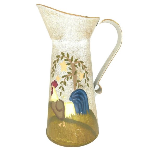 Unbranded Other - Rustic Primitive Large Tin Coffee Pot Country Home